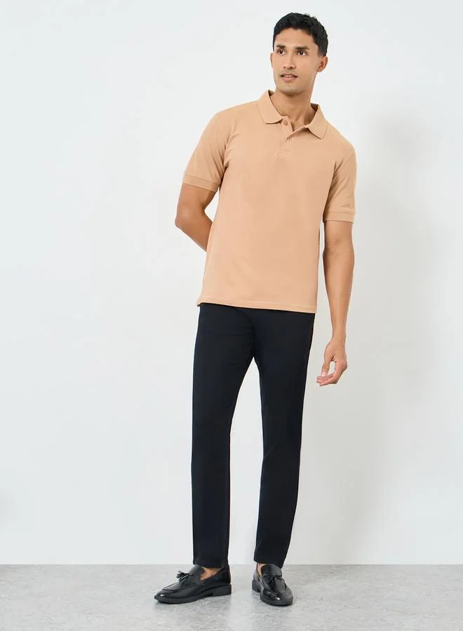 Styli Men Black Slim Fit Jeans